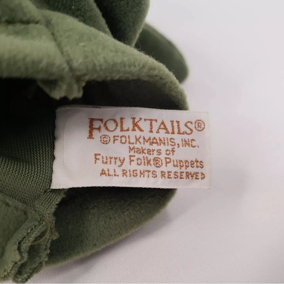 Vintage FOLKMANIS Folktails T2047 Glove Hand Puppet - Grasshopper 10" - Picture 9 of 9